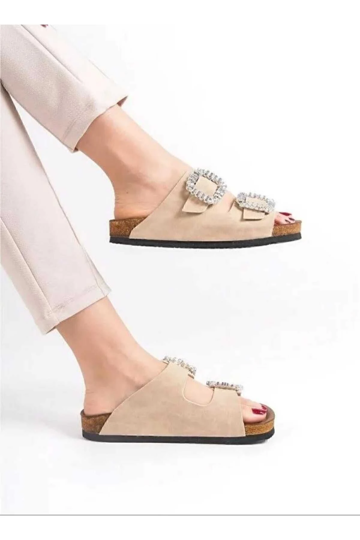 günlük taşlı terlik