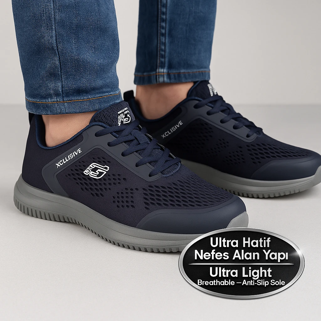 Rahat Hafif Esnek Günlük Erkek Spor Sneakers Ayakkabı