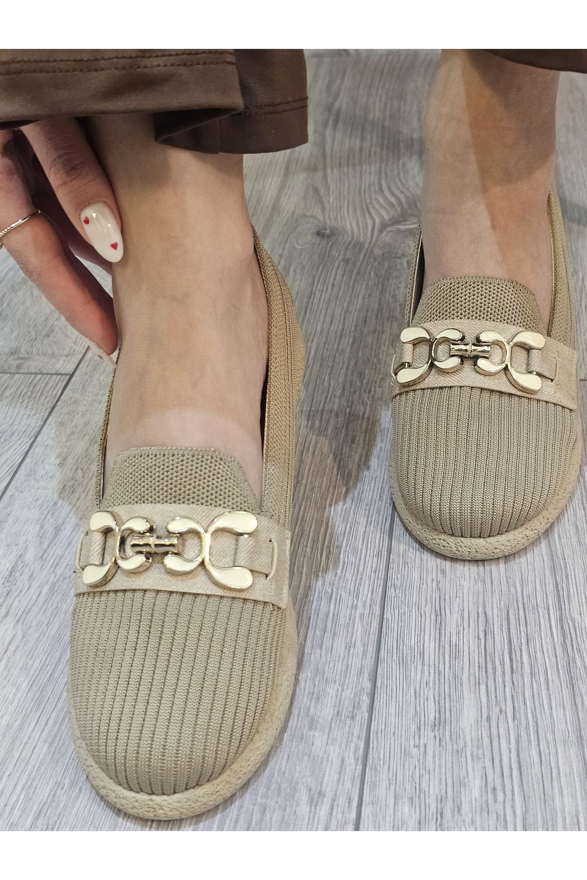 Triko Örme Rahat Günlük Ortopedik Hafif Babet