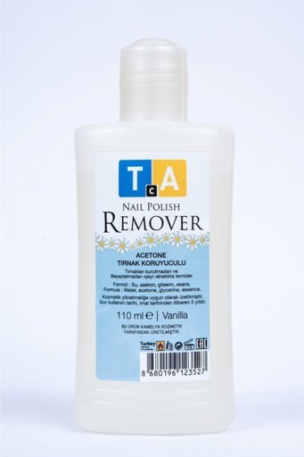 Tca Studio Make-Up Aseton Nail Polish Remover Vanilla 110 ml