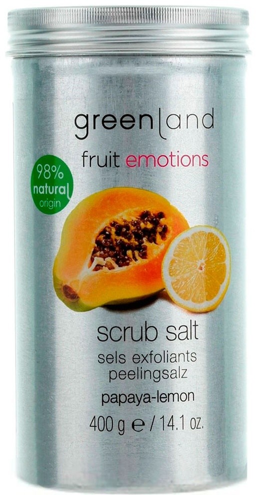 Greenland Vücut Bakımı Parabensiz Scrub Salt Vücut Peelingi Avakado - Limon