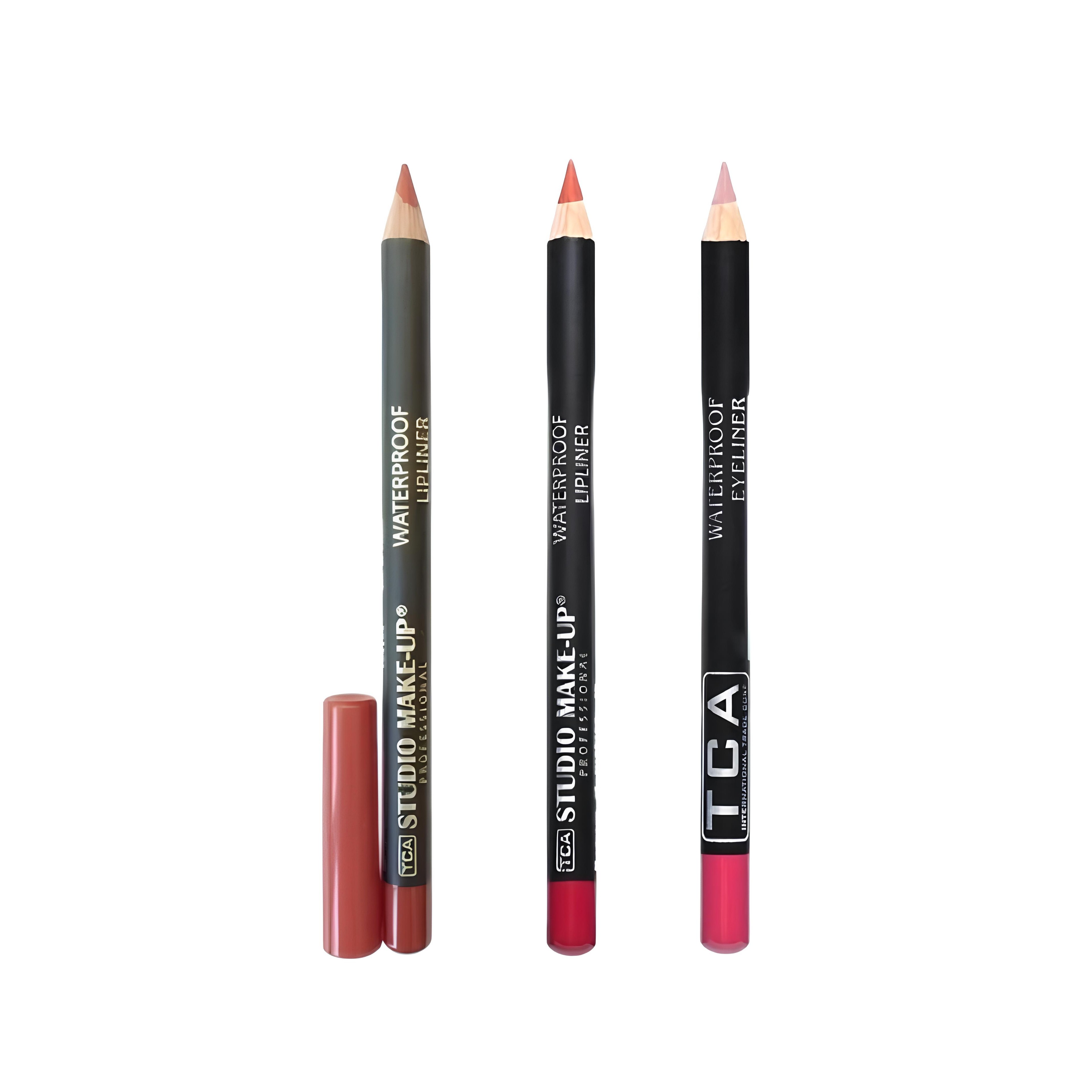 3 Farklı Renk Waterproof Lipliner Dudak Kalemi