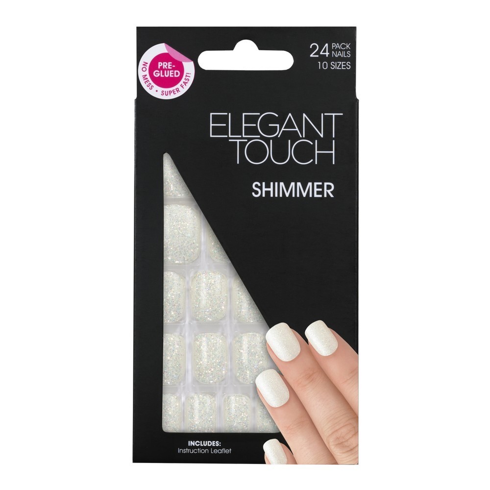 ELEGANT TOUCH TAKMA TIRNAK JELLY NAILS-SHIMMER BEYAZ