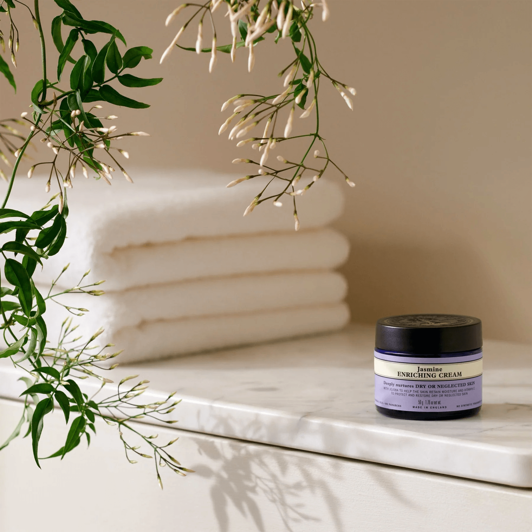 Jasmine Enriching Cream - Kuru Ciltlere Özel Zenginleştirici Yasemin Organik Krem 50g
