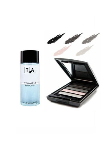 TCA Studio Make Up Göz Farı Paleti 5 Smokey Eye -MAKYAJ TEMİZLEYİCİ HEDİYE