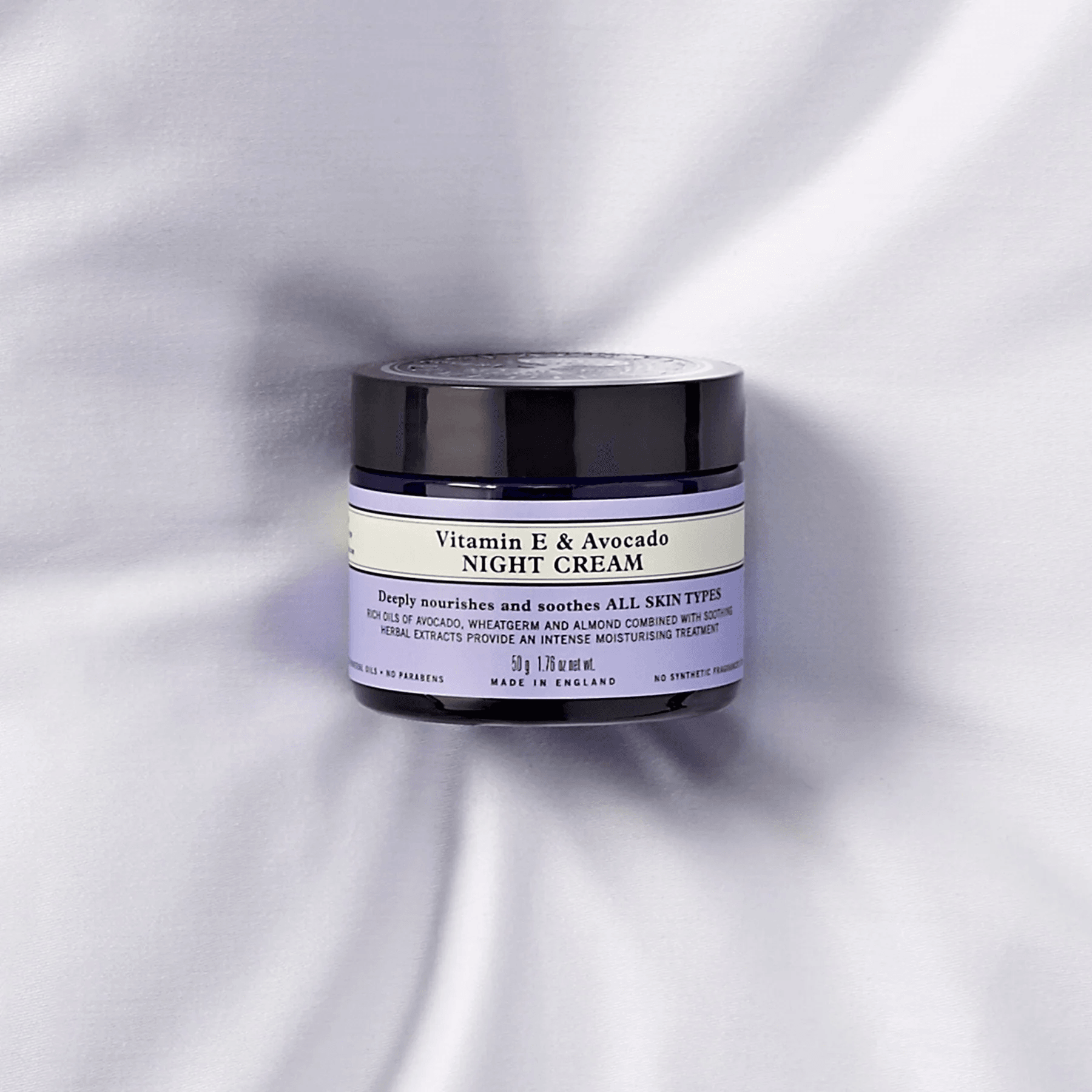 Vitamin E & Avocado Night Cream - E Vitamini ve Avakado Cilt Bakım Gece Kremi 50g