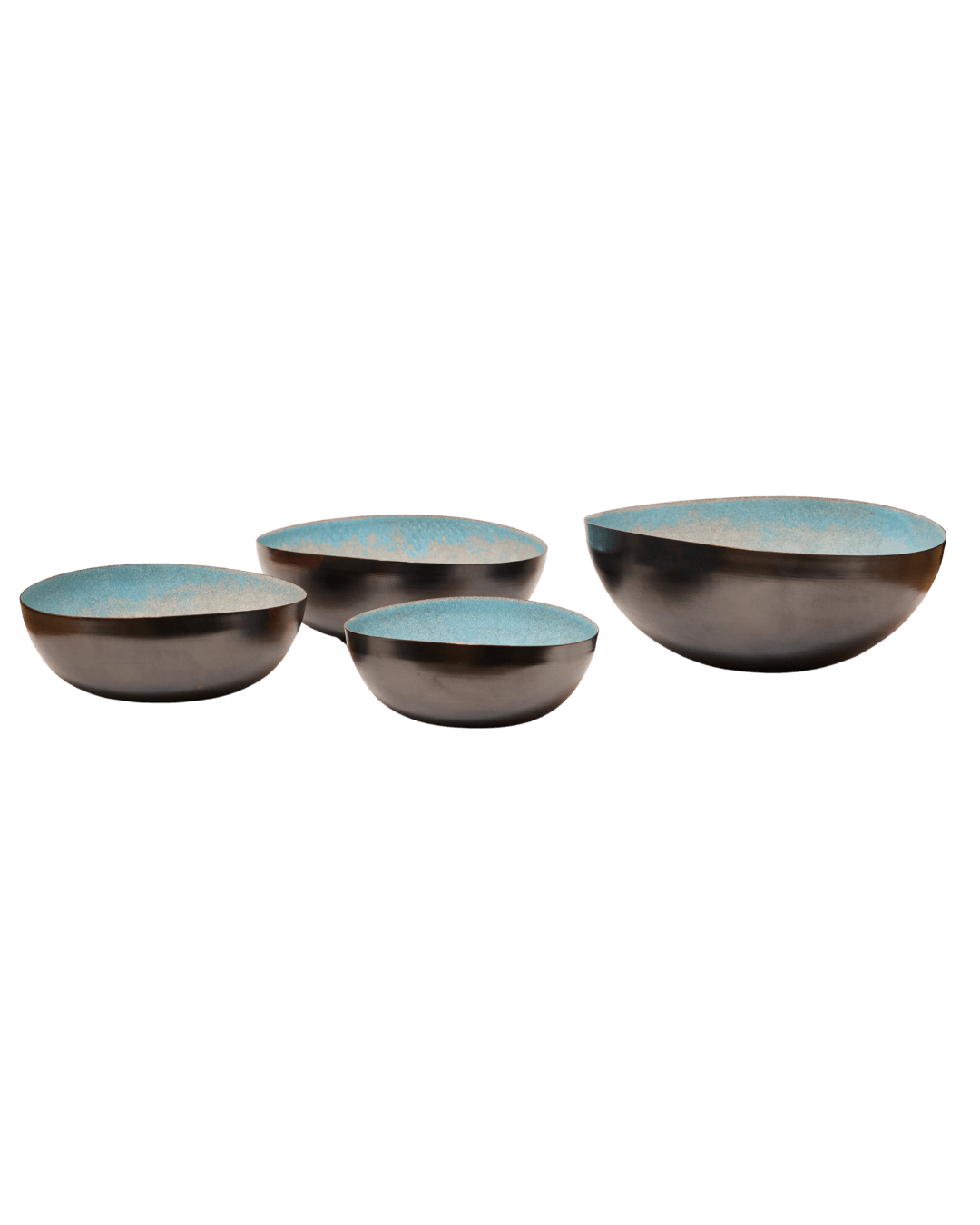 Arkdeco Bakır Kase Olea Modeli 4'lü Set, Elliptic Form