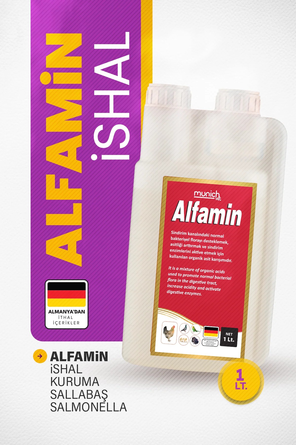 Alfamin ve Kuruma Ürünü 1000 ml