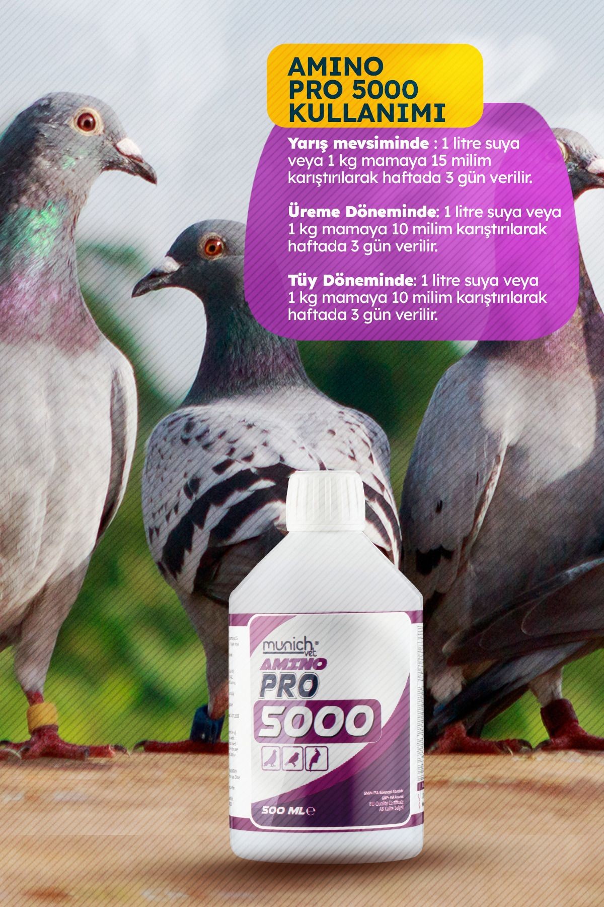 Amino Pro 5000 Amino Asit 500 Ml