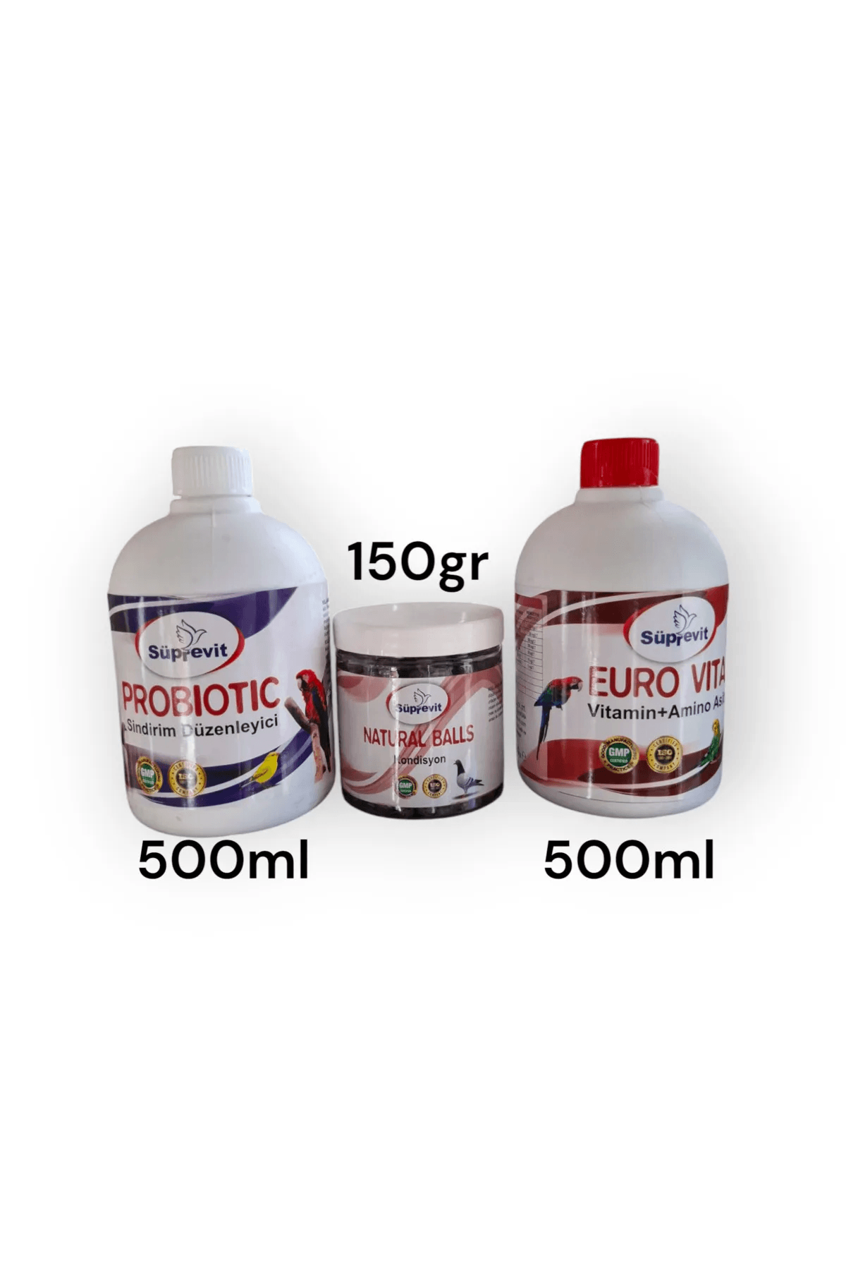 Süprevit Probiyotik & Vitamin - Yavru Hapı | Güvercin, Muhabbet Kuşu, Kanarya İçin