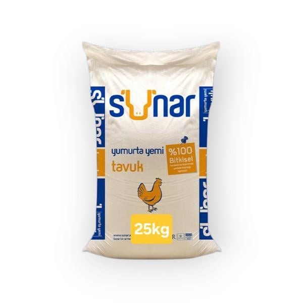 Sunar Yem Bitkisel Yumurta Yemi 25 kg