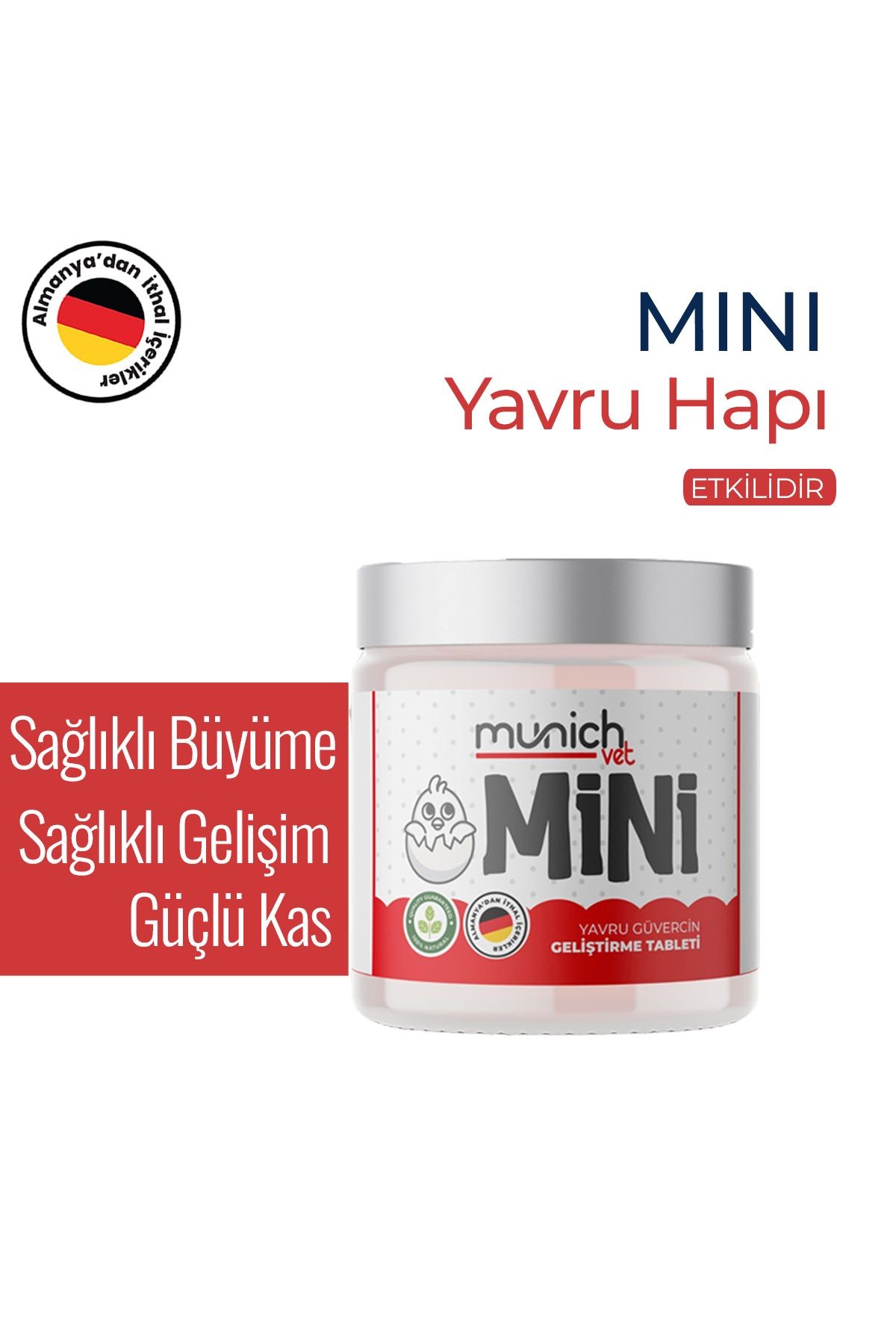 Munich Vet Güvercin Yavru Ve Anaç Hapı 2 li Set Arı Polen li - Mini Kara Hap