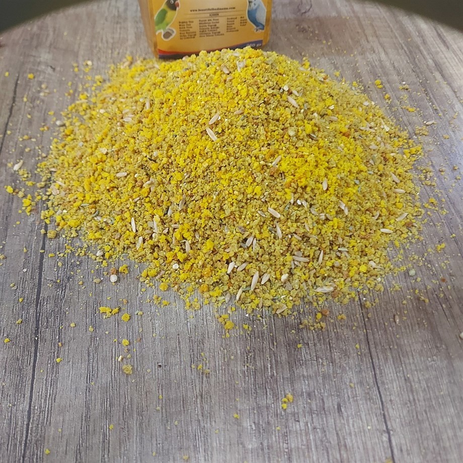 Beautiful Food Ballı Yumurtalı Kuş Maması Kuş Yemi 1Kg