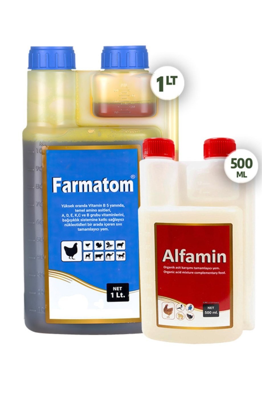 2'li Set: Farmatom Vitamin 1L + Alfamin İshal 500ML | Güçlü Bağışıklık ve Sindirim Desteği