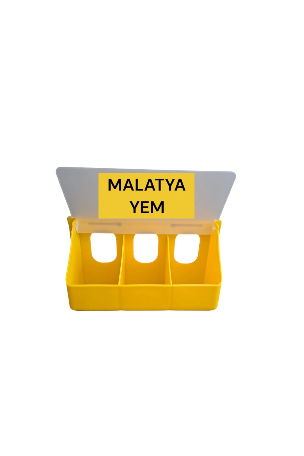 3 Gözlü Asma Yemlik - Kafes Yemliği - Eshane Yemlik - 5 Adet