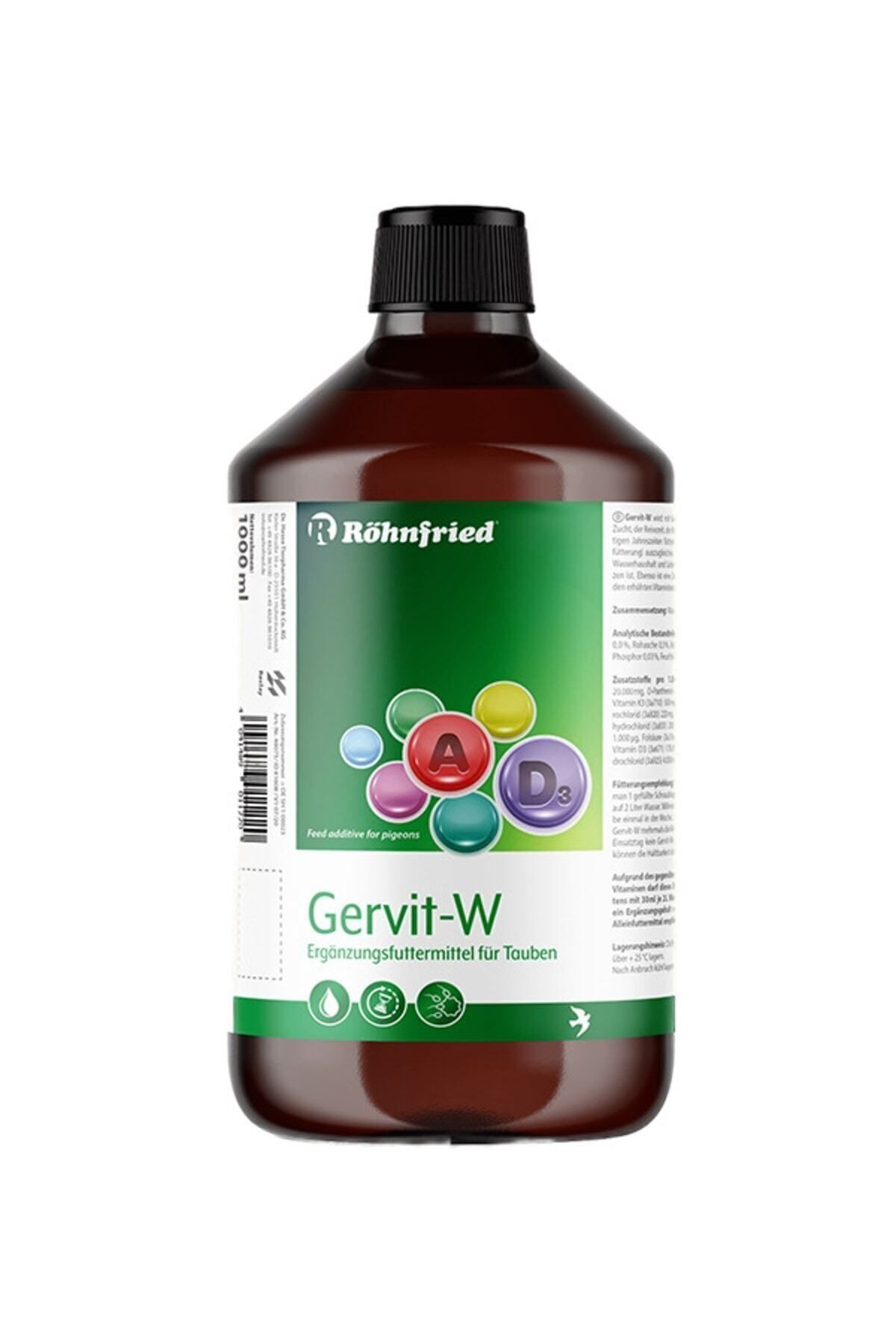 Gervit-w 18 Çeşit Vitamin 100 ML Bölünmüş Ürün