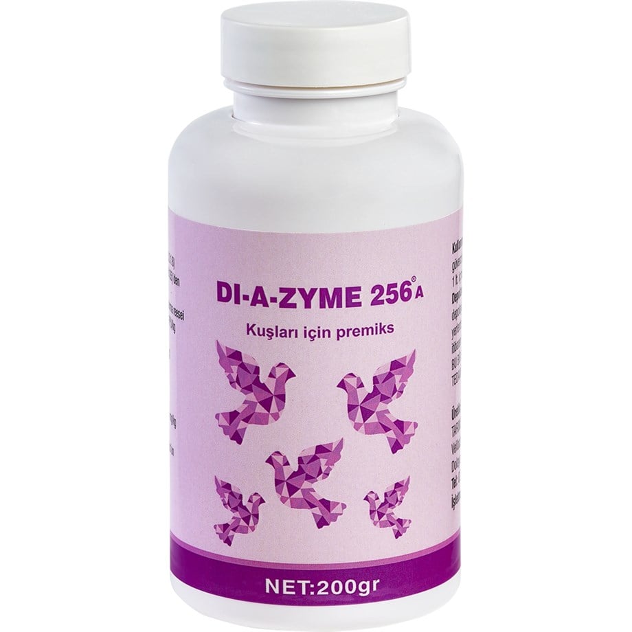 Diazyme 256 200 Gr – Kuşlar İçin Sindirim Enzim Takviyesi | Bağışıklık Güçlendirici
