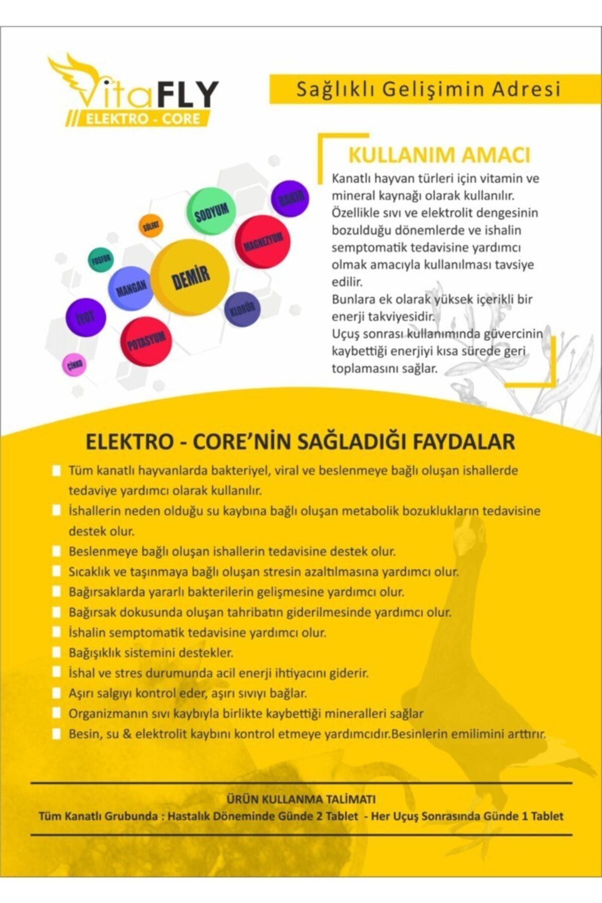 Elektro-core 485tablet Elektrolit Kombinasyonu