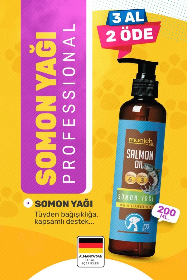 Munich Vet Balık Yağı Salmon Oil 200 ml