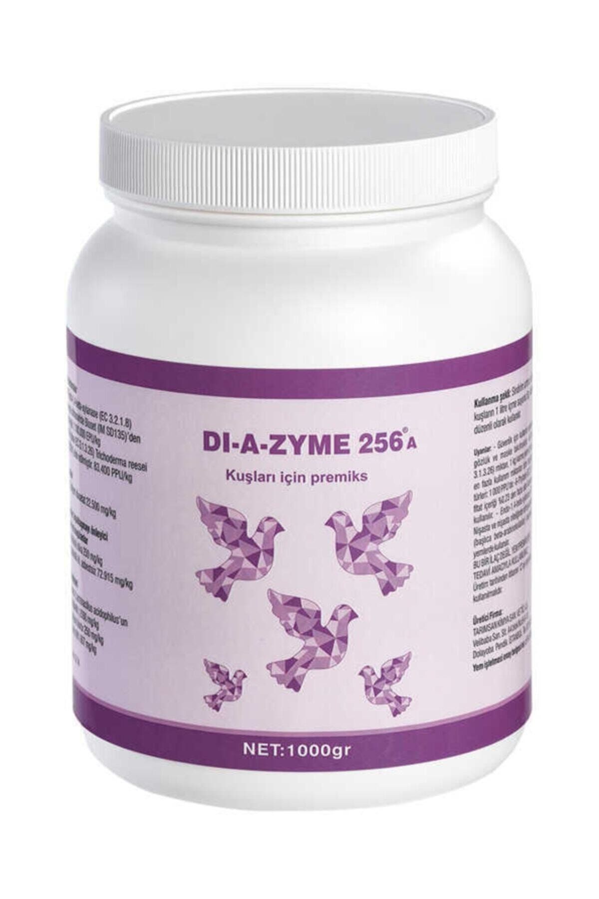 Dıazyme 256 Kuşlar Için Doğal Probiyotik Takviyesi 1000g