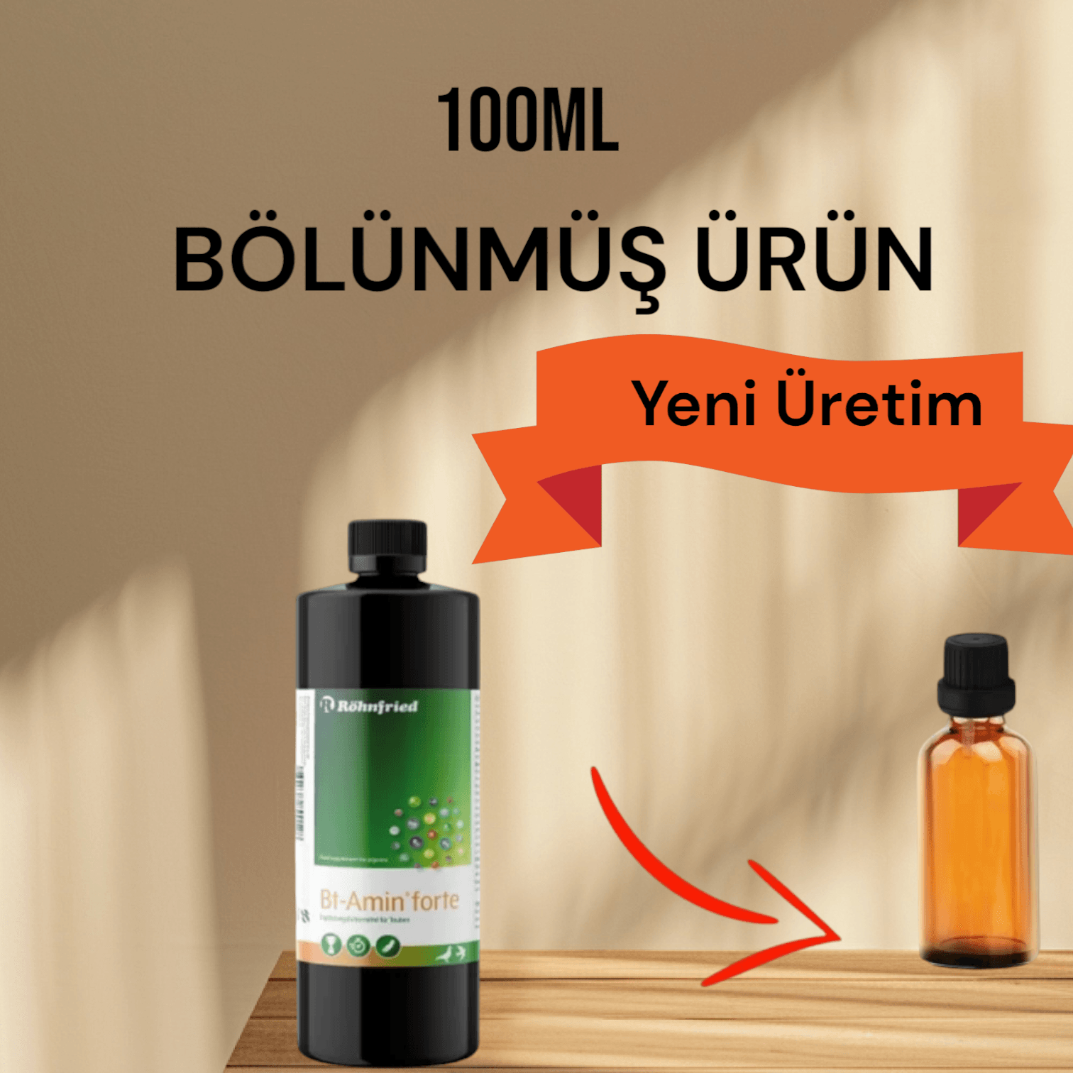 Röhnfried BT-Amin 100ml | B Vitamini, Amino Asit ve Elektrolit Karışımı