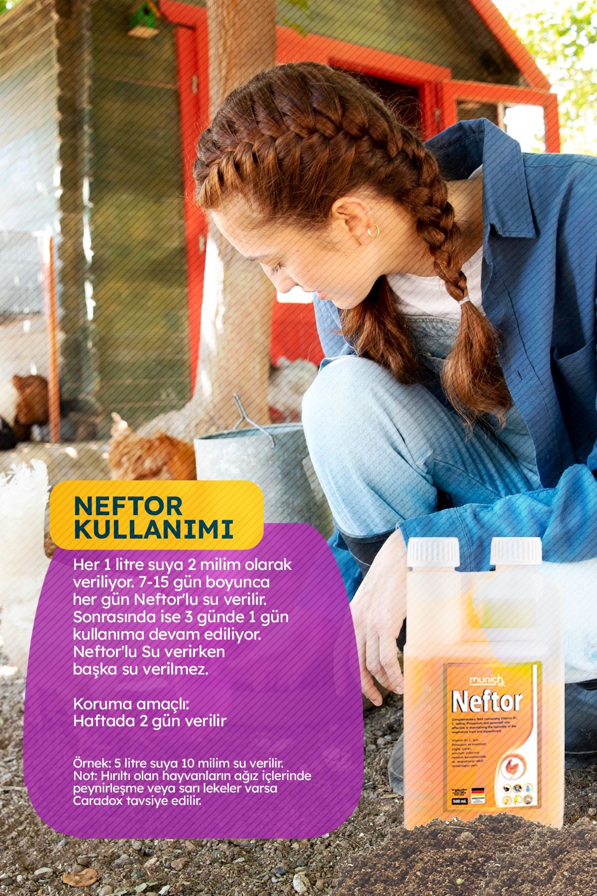 Neftor Kuşlar Için Hırıltı Ve Nefes Ürünün 500 Ml
