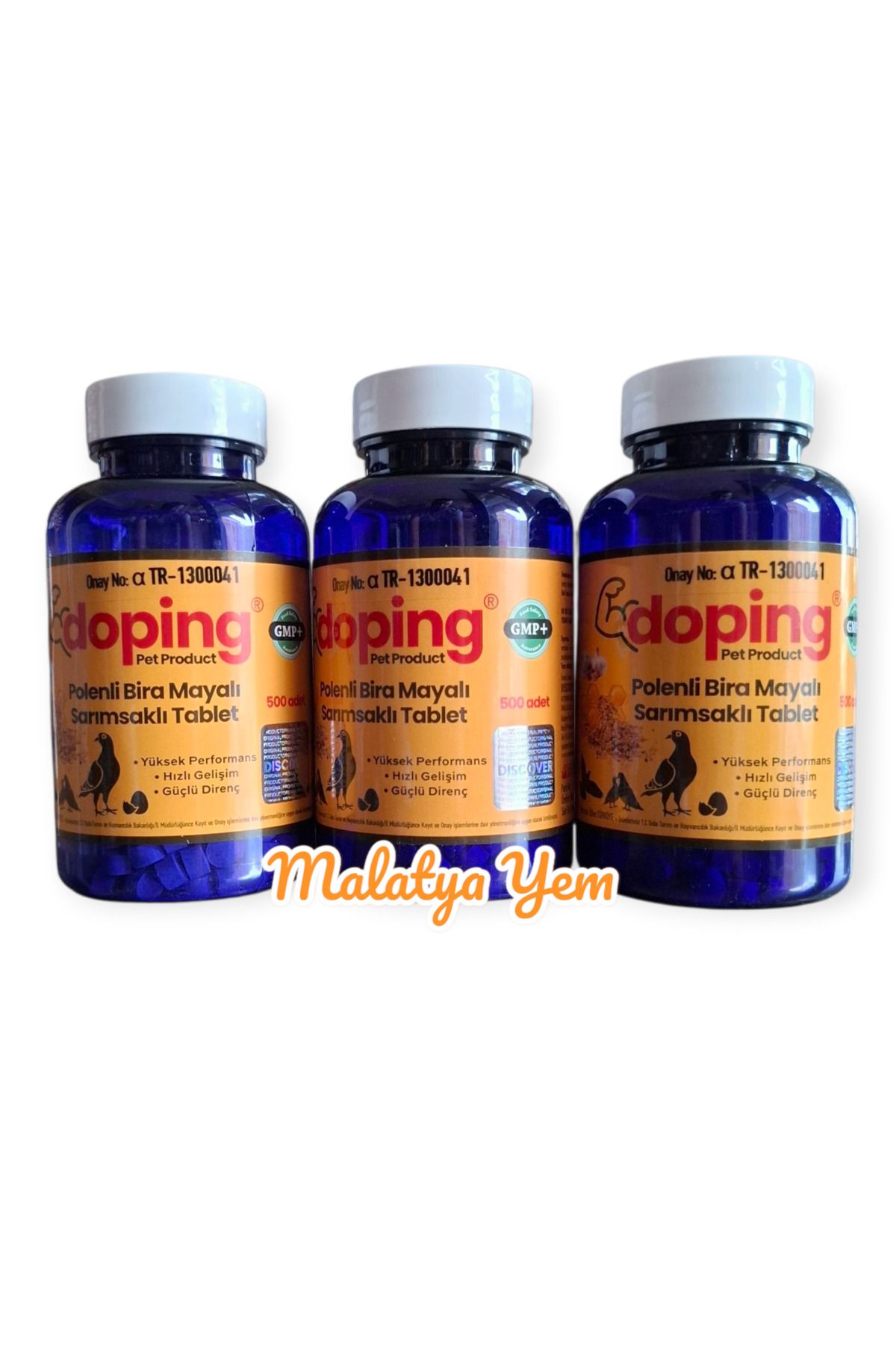Doping Polenli Sarımsaklı Bira Mayalı Yavru Hapı – 3 Kutu (1500 Tablet)