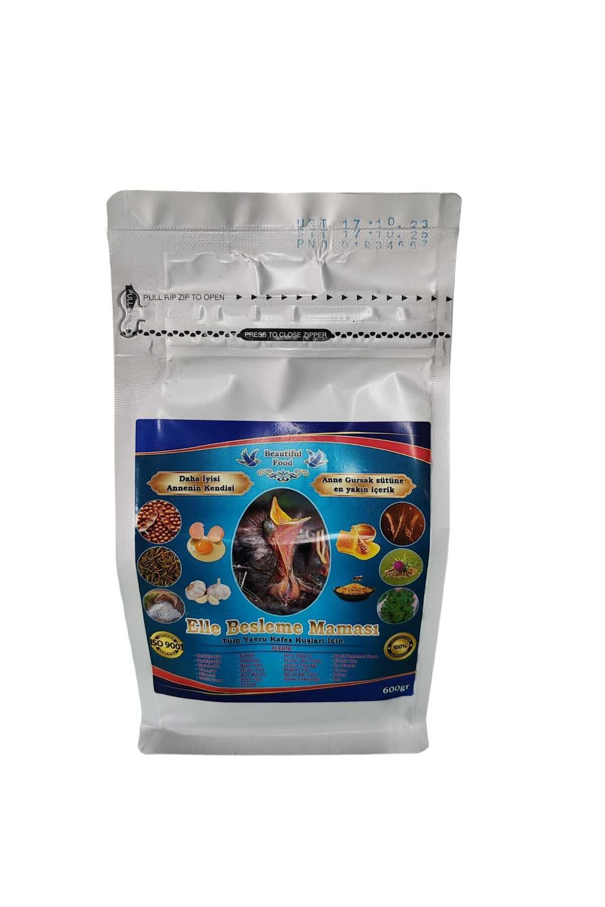 Beautiful Food Yavru Kuş Besleme Maması 600 Gr + Şırınga Aparatı | Organik