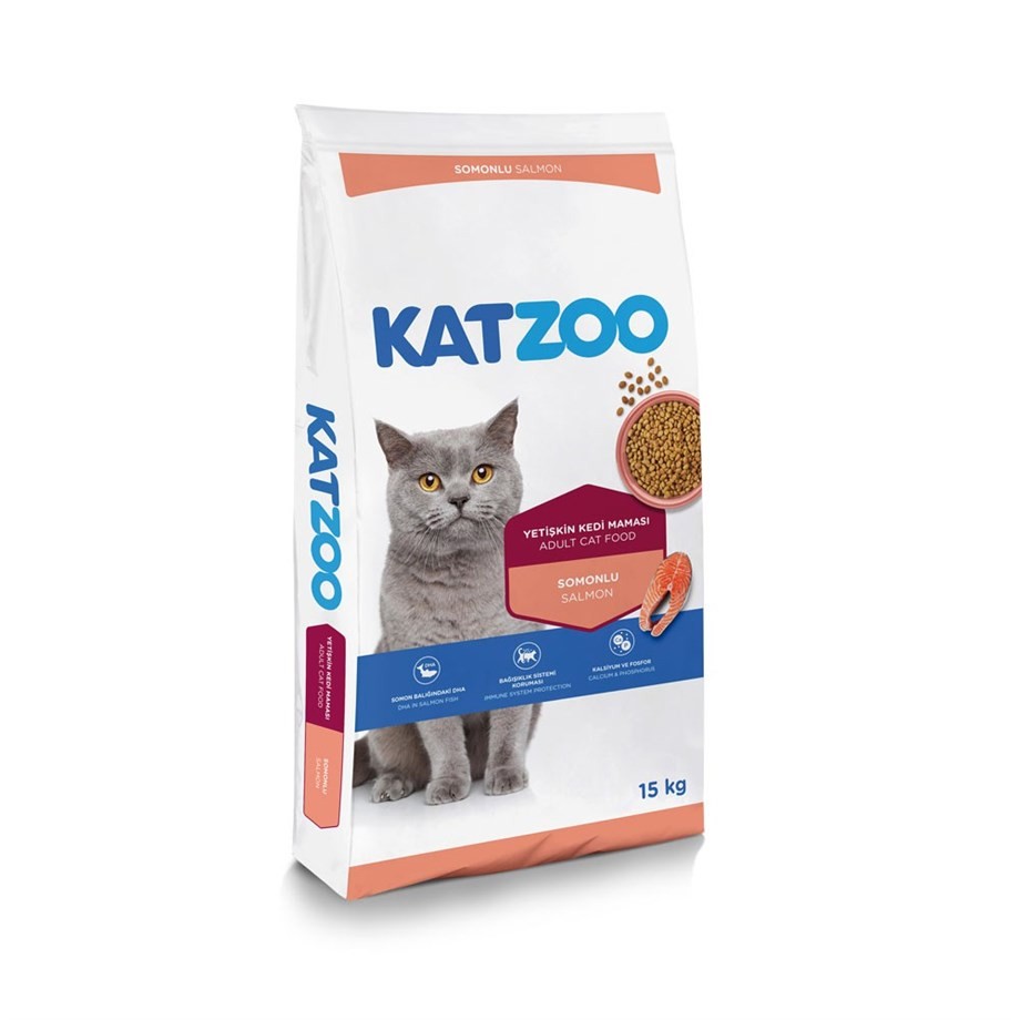 Katzoo Yetıskın Kedı Maması-Somonlu15 Kg