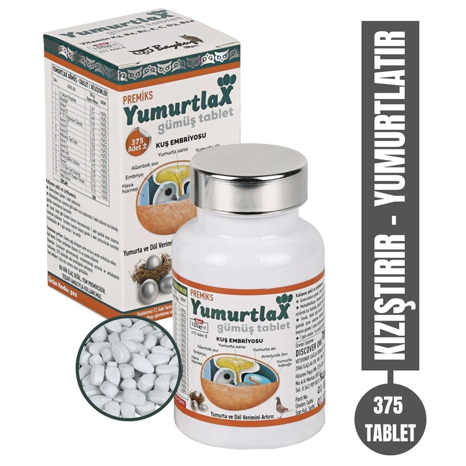 Yumurtlax Gümüş Tablet  375 Tablet