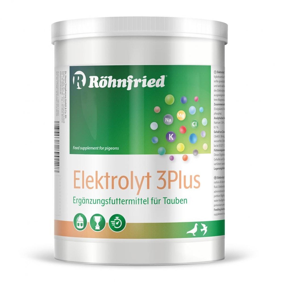 Röhnfried Elektrolit 3Plus-600Gr