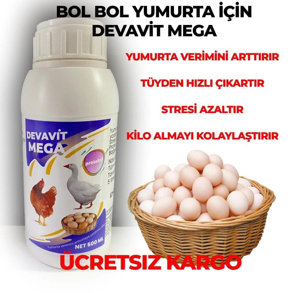 Devavit Mega 500ml – Tavuklar İçin Yüksek Performanslı Vitamin ve Protein Desteği