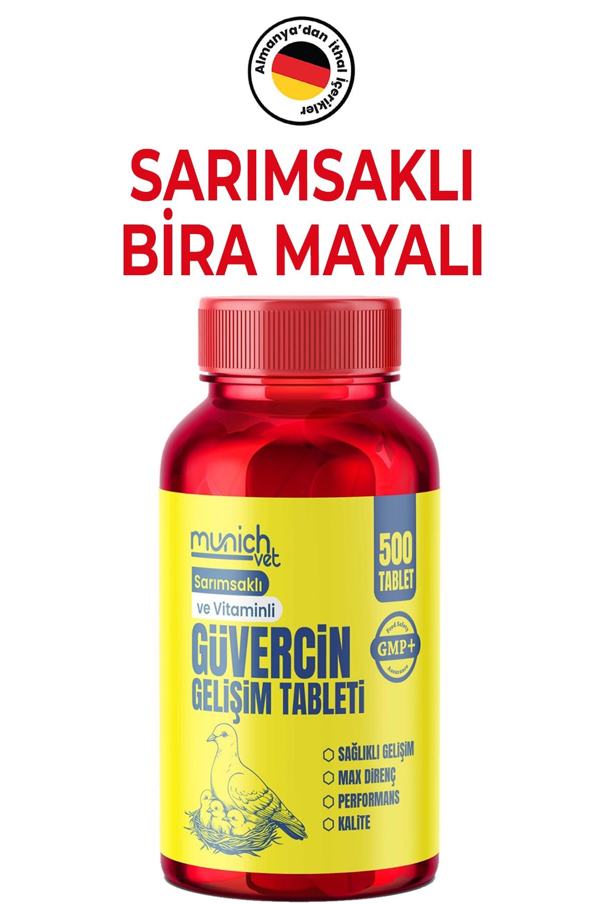 Sarımsaklı Bira Mayalı Güvercin Tablet 500 tablet