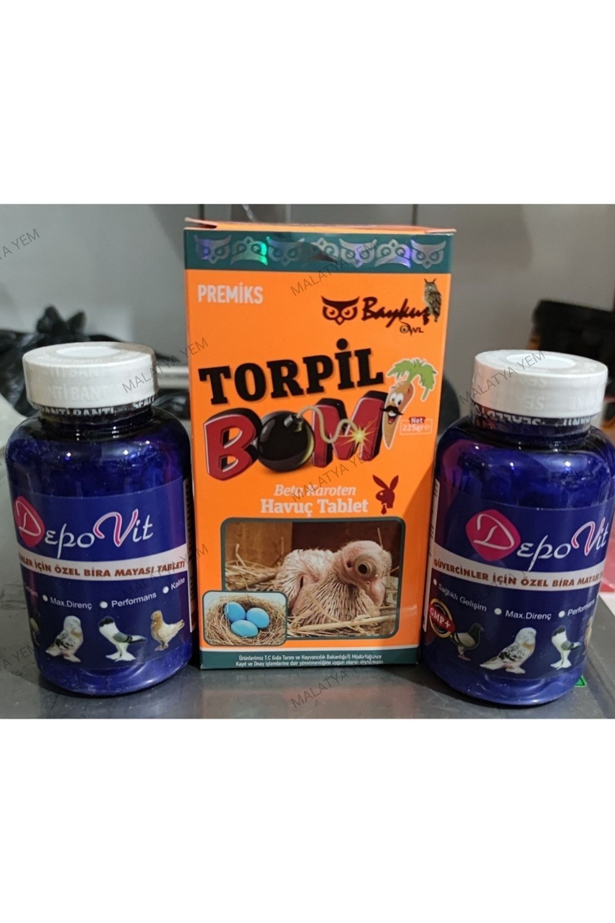 Yavru Hapı-süper Kalite 3 Lü Set-güvercin-horoz-1500 Tablet