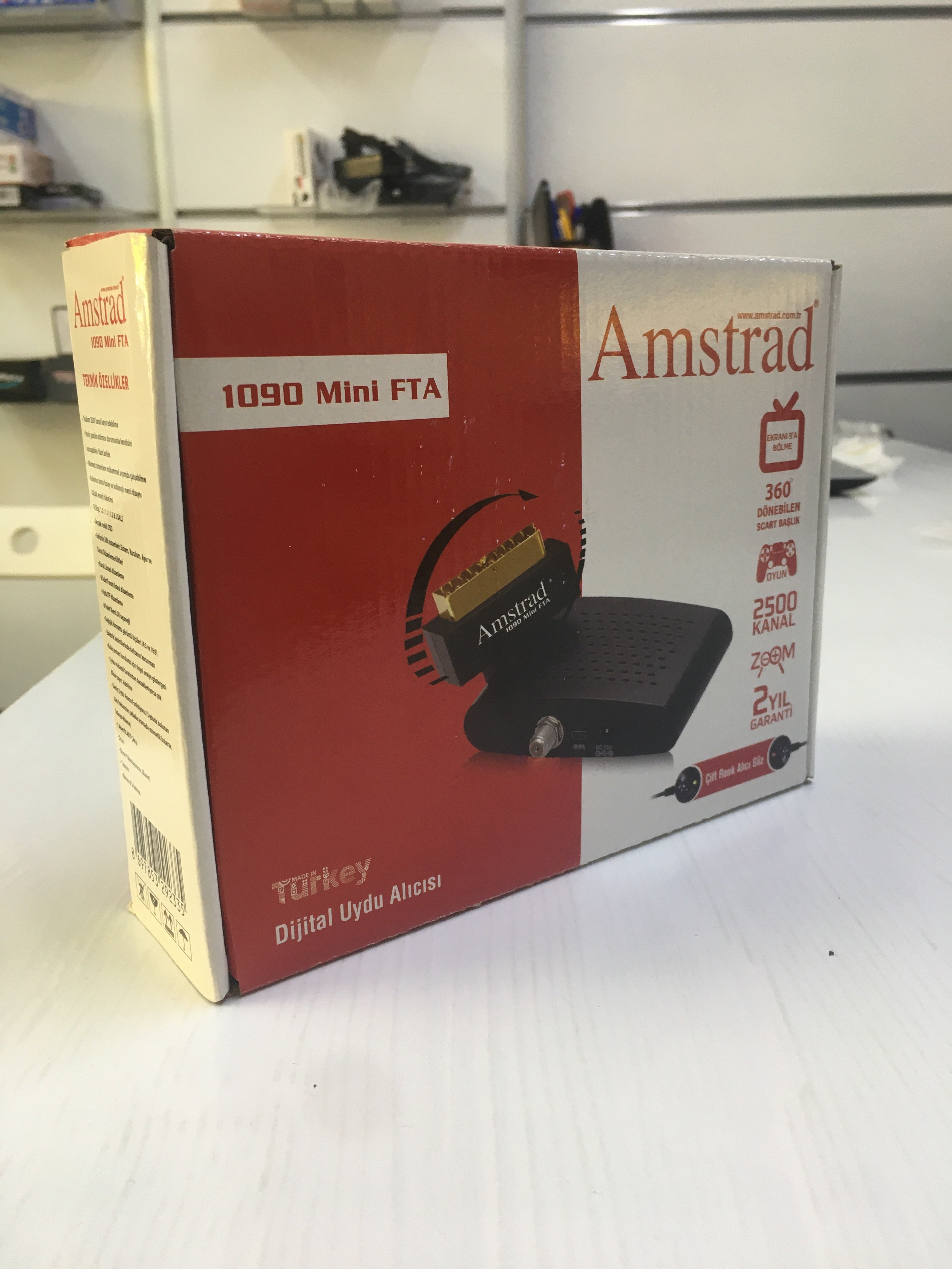 Amstrad 1090 Mini FTA Scart Uydu Alıcısı
