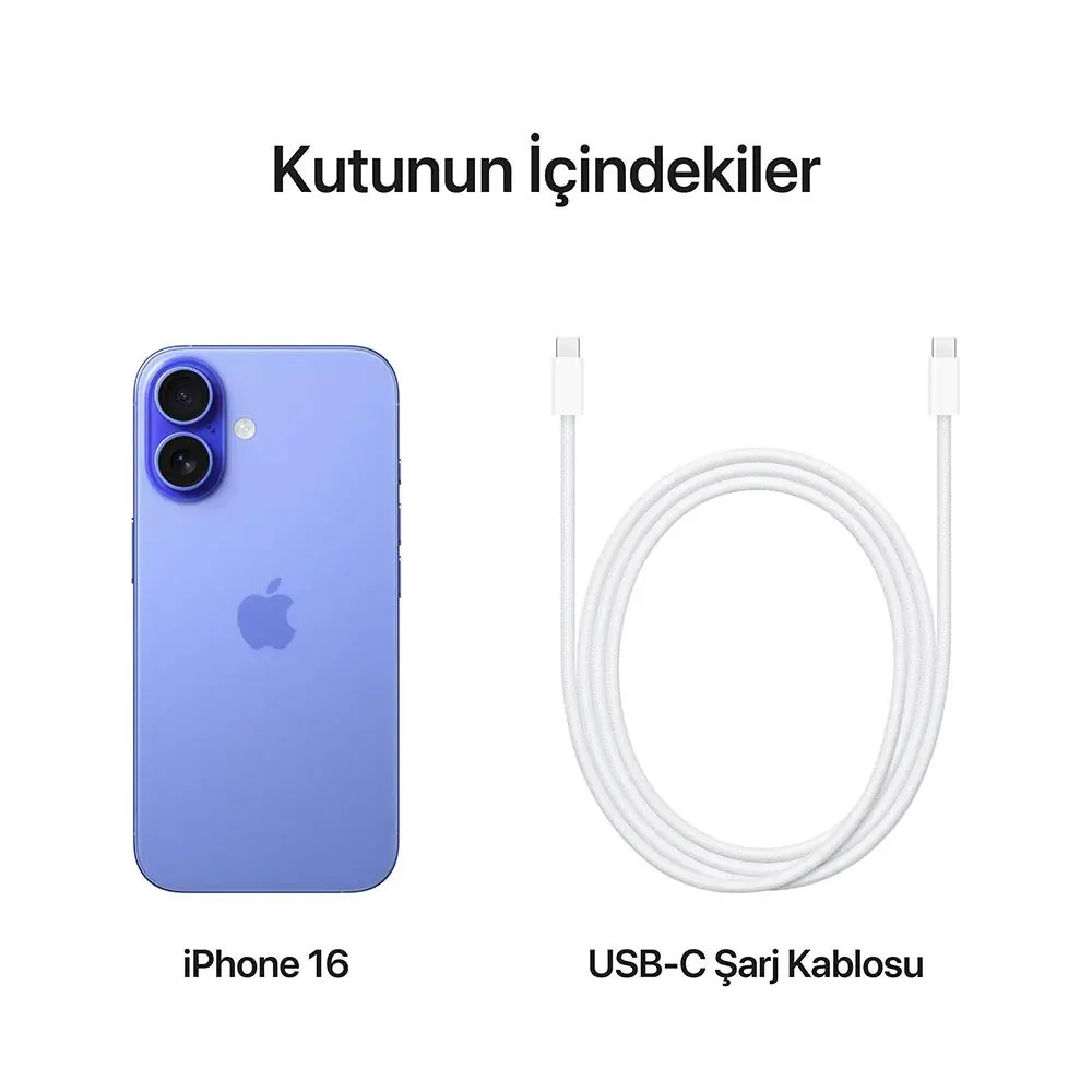 Apple iPhone 16 128GB Sıfır Akıllı Telefon (Apple Türkiye Garantili)