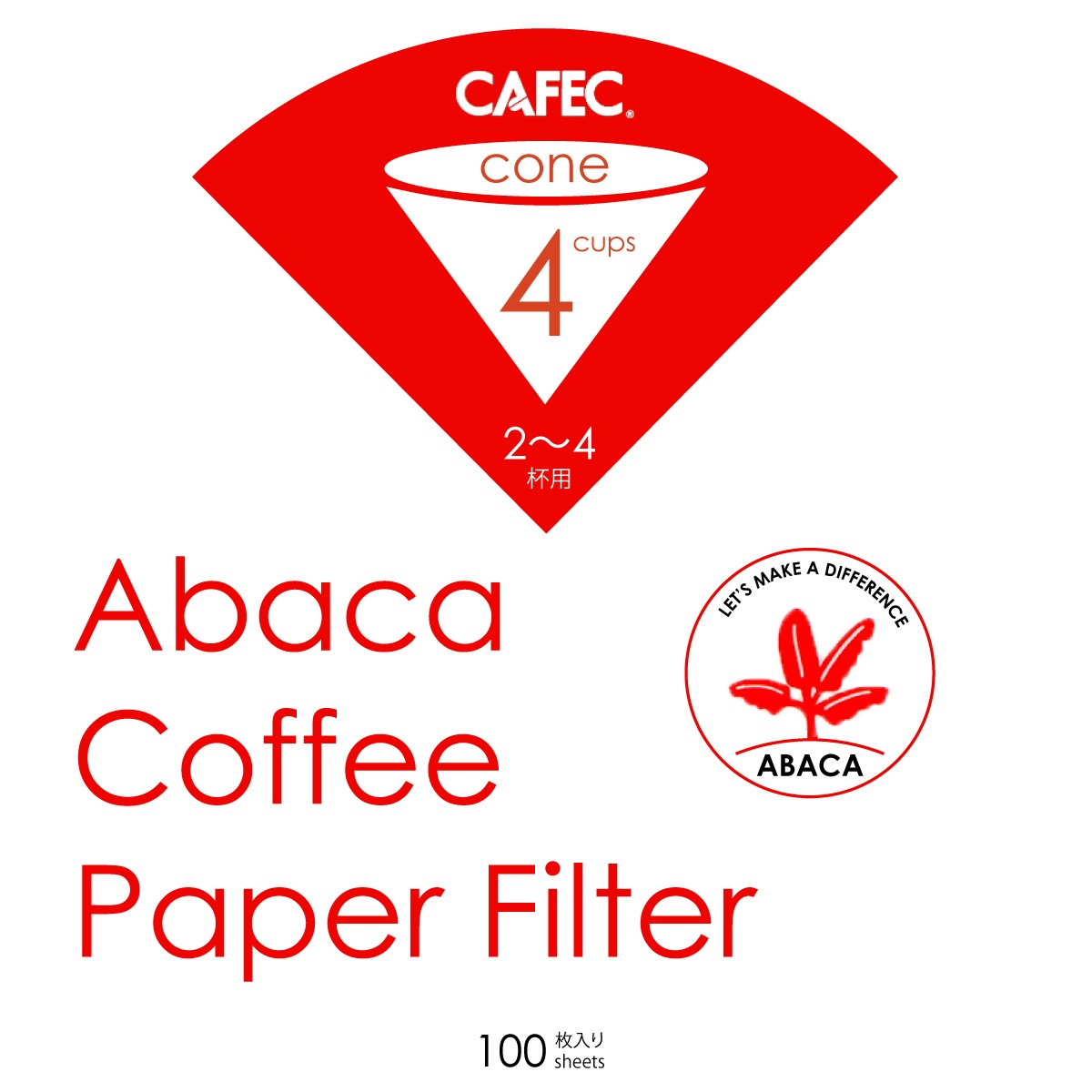 Cafec Abaca Filtre Kağıdı - CUP4