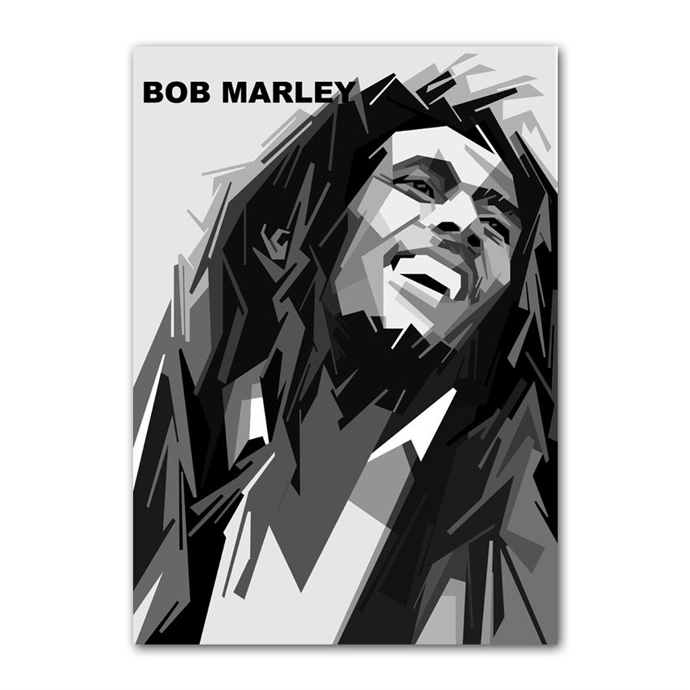 Kübik Bob Marley Kanvas Tablo