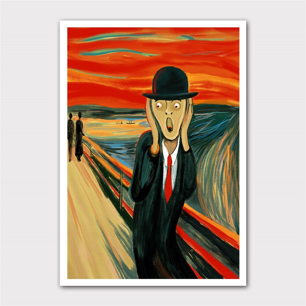 Edvard Munch Çığlık Tablosu Kanvas Tablo