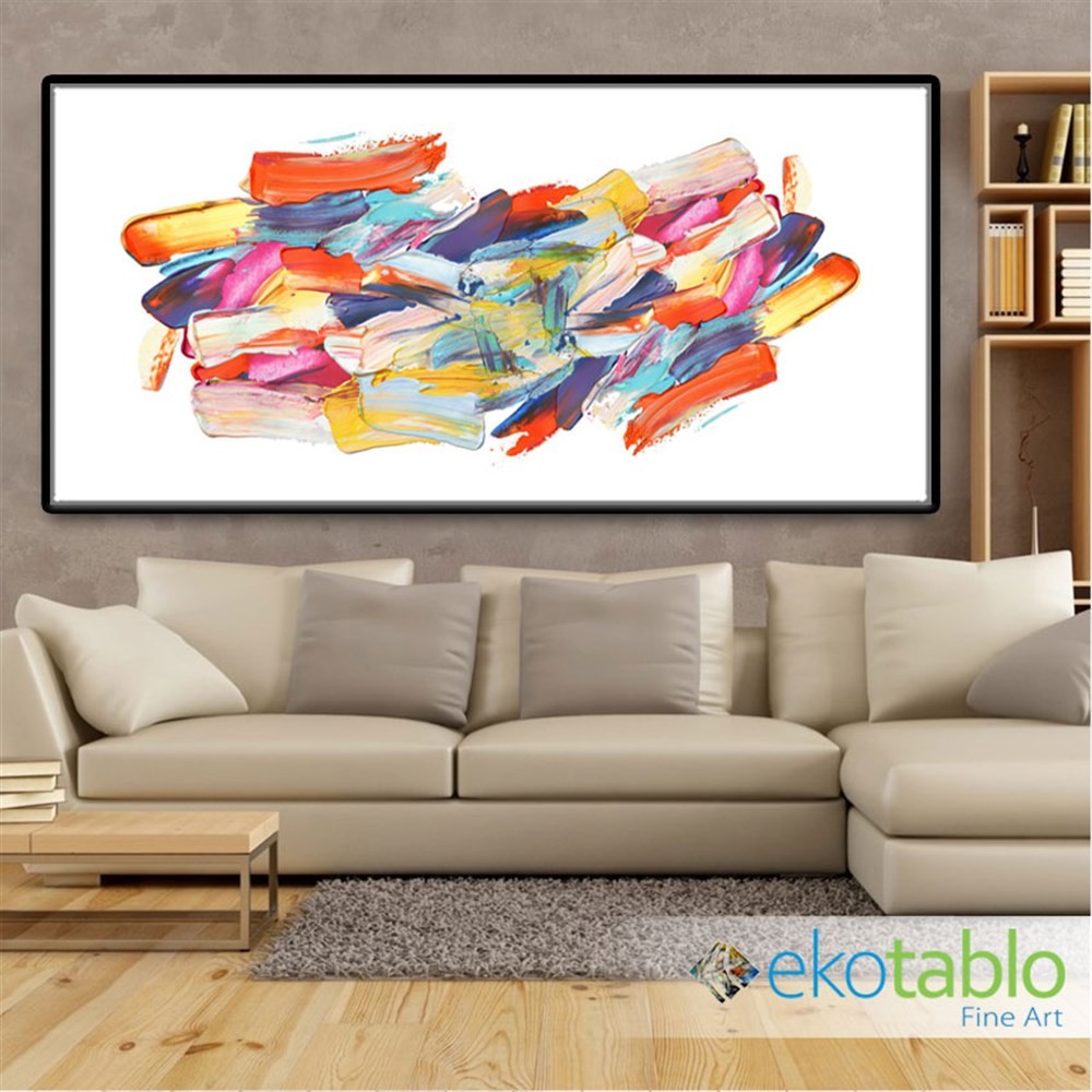 Renkli Abstract Kanvas Tablo image
