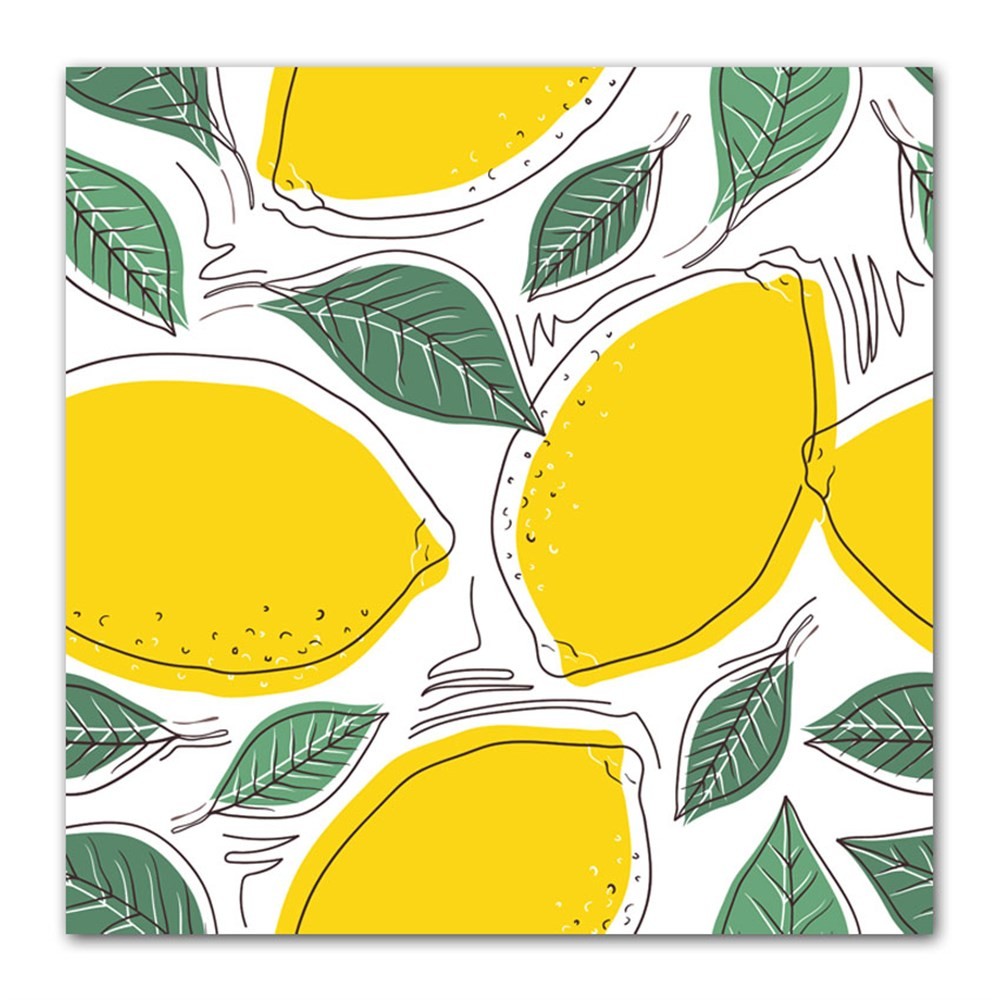 Limonlar ve Yapraklar Kanvas Tablo