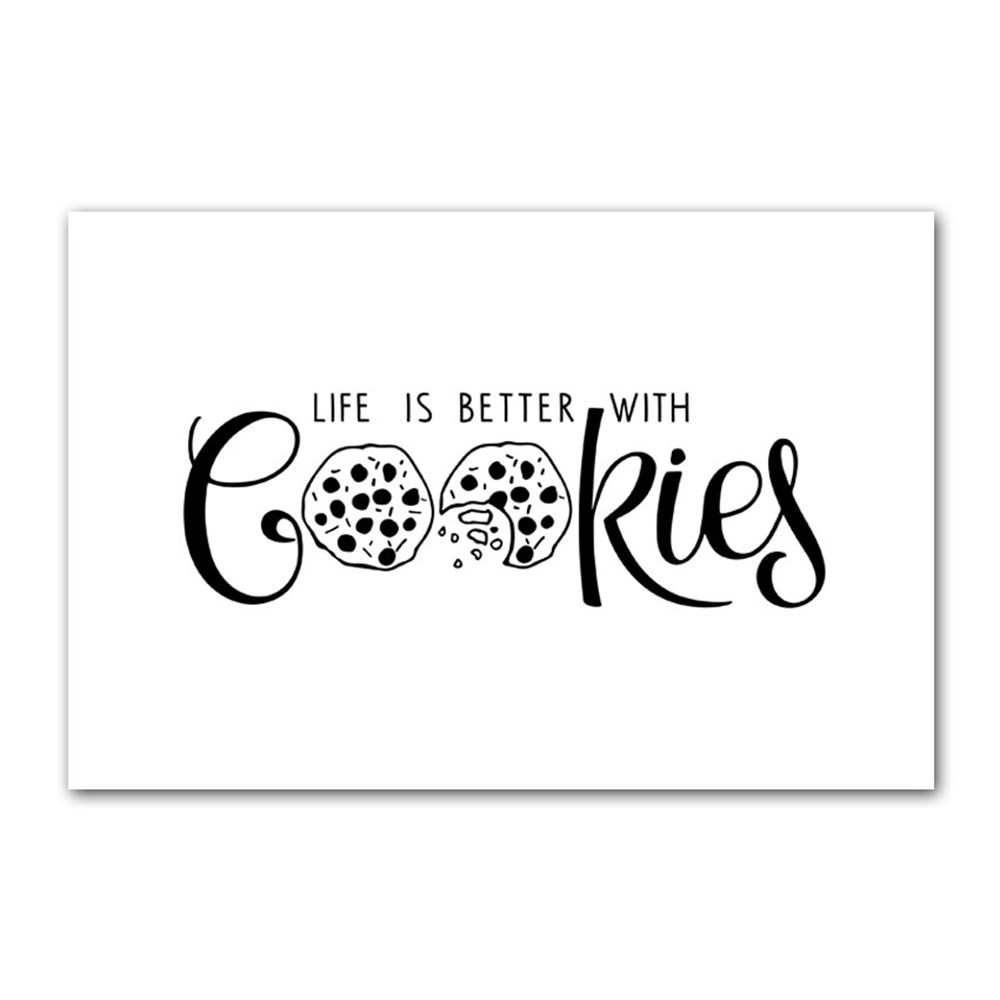 Life is Better With Cookies Kanvas Tablo