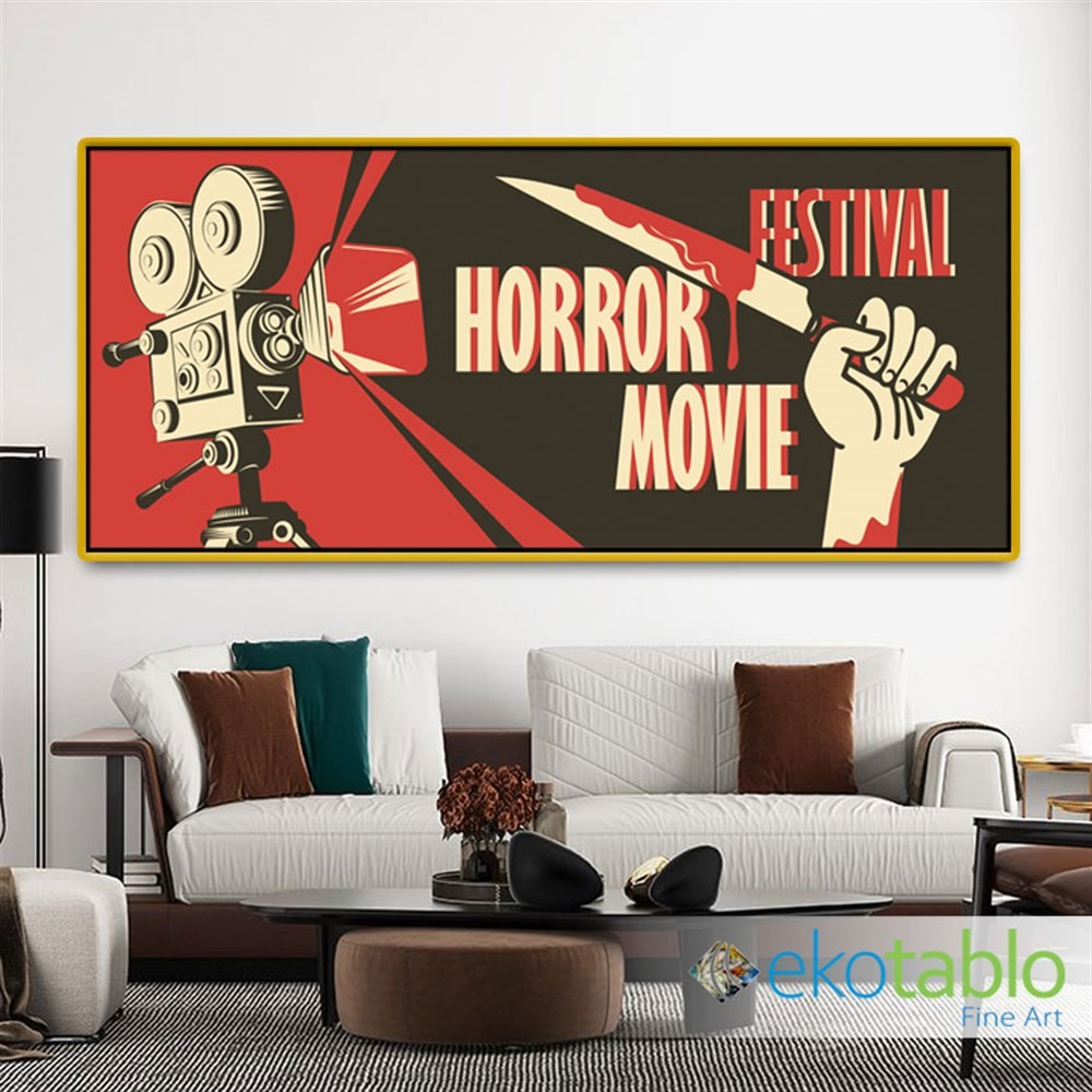 Horror Movie Festival Kanvas Tablo