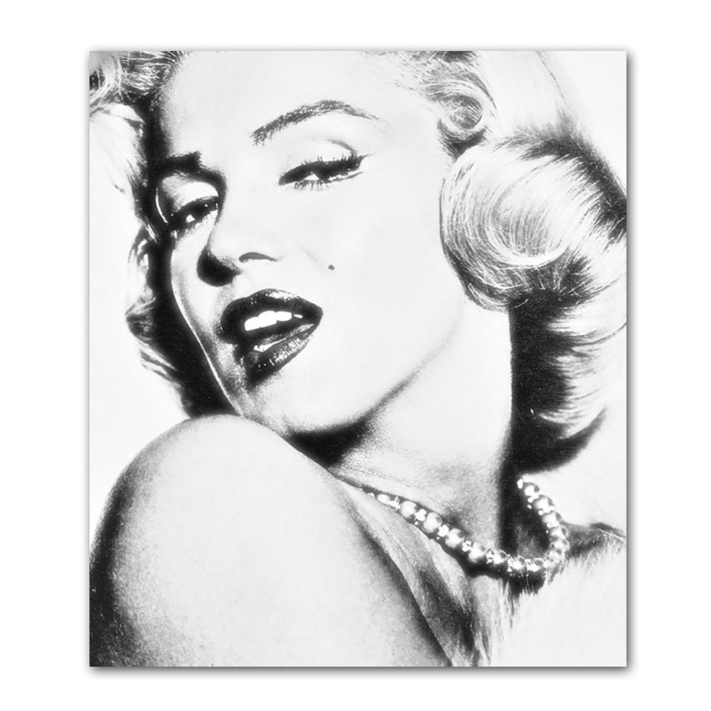 Marilyn Monroe Gülen Poz Kanvas Tablo