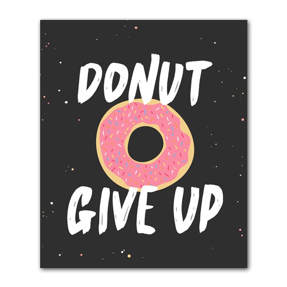 Donut Give Up Kanvas Tablo