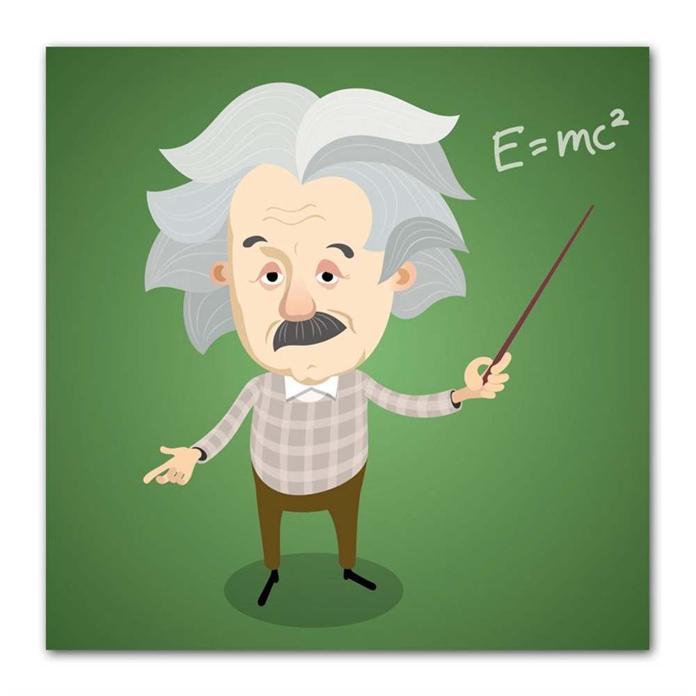 Öğretmen Einstein Kanvas Tablo