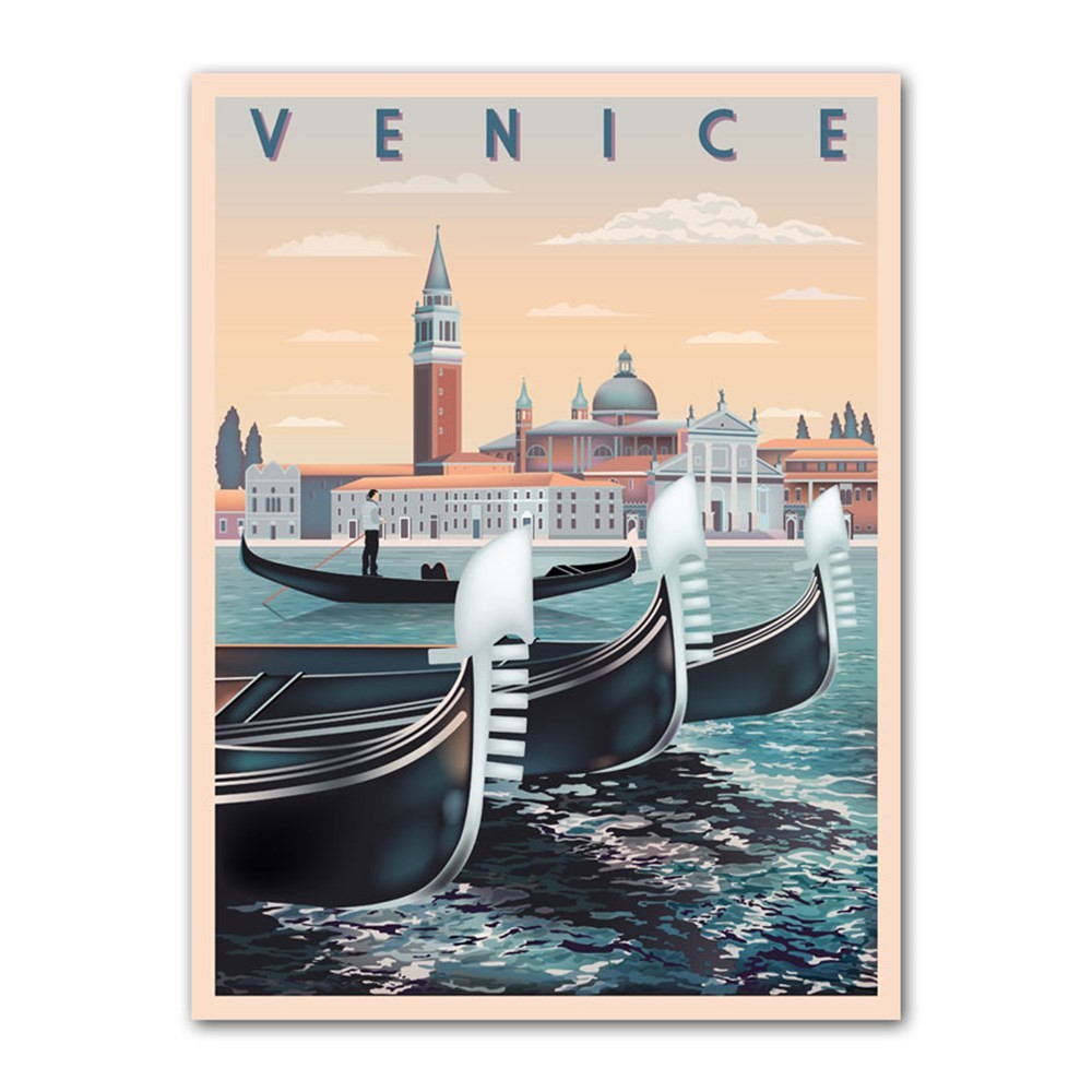 Venice City Kanvas Tablo
