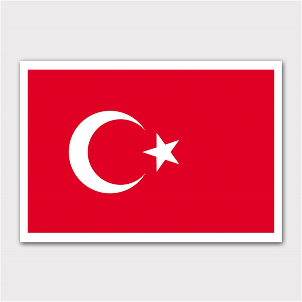 Şanlı Türk Bayrağı Kanvas Tablo