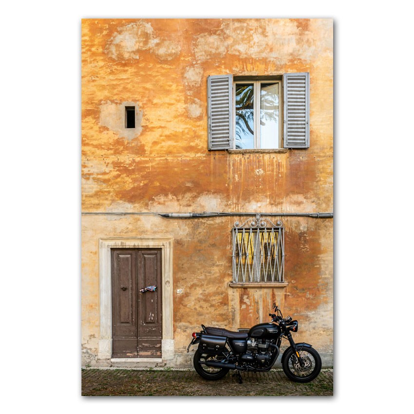 Ev ve Motorsiklet Kanvas Tablo
