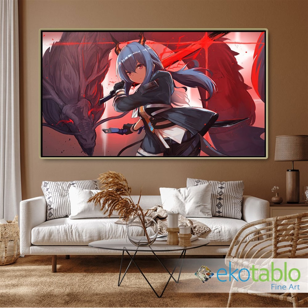 Kırmızılı Ejderha Avcısı Anime Kanvas Tablo main variant image